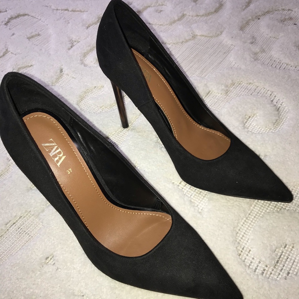ZARA tortoiseshell pointed heel